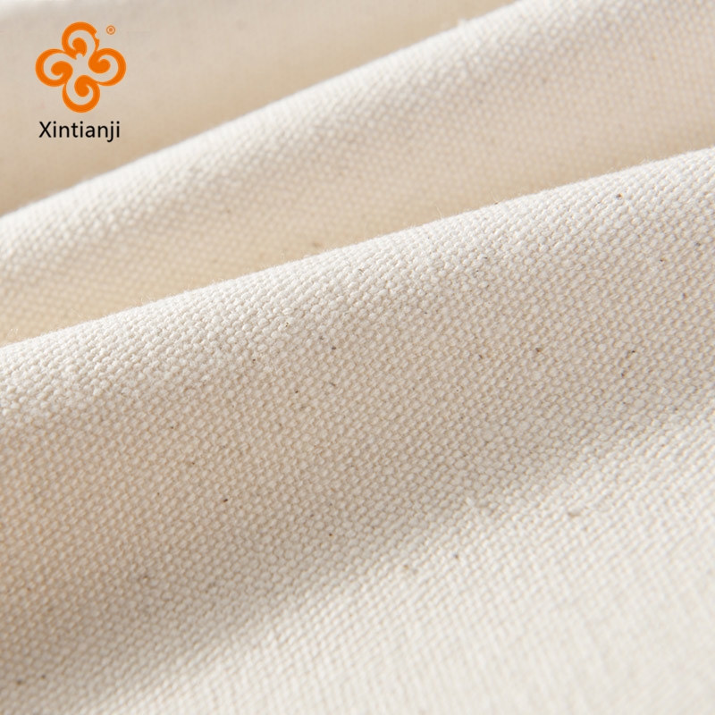 Linen Fabric Natural - Pure Color Cotton Canvas Fabric Thickened