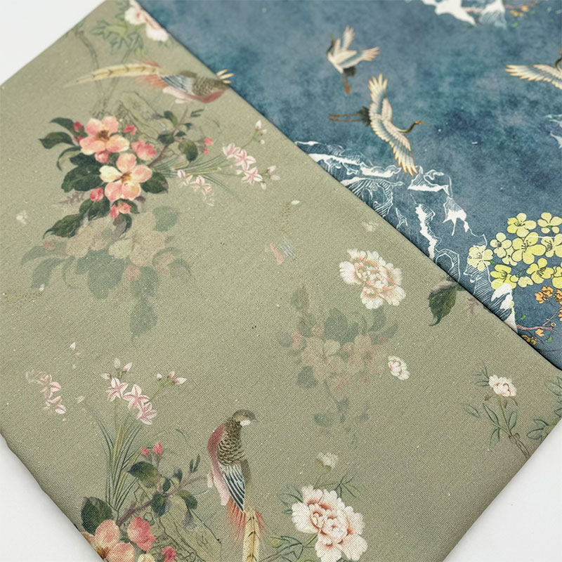 Linen Fabric Natural - Chinese Style Cotton Linen Fabric Retro