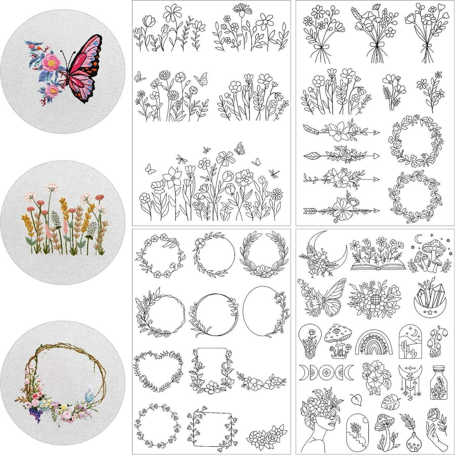 Embroidery Web - 4 Sheets Water Soluble Stabilizer Embroidery