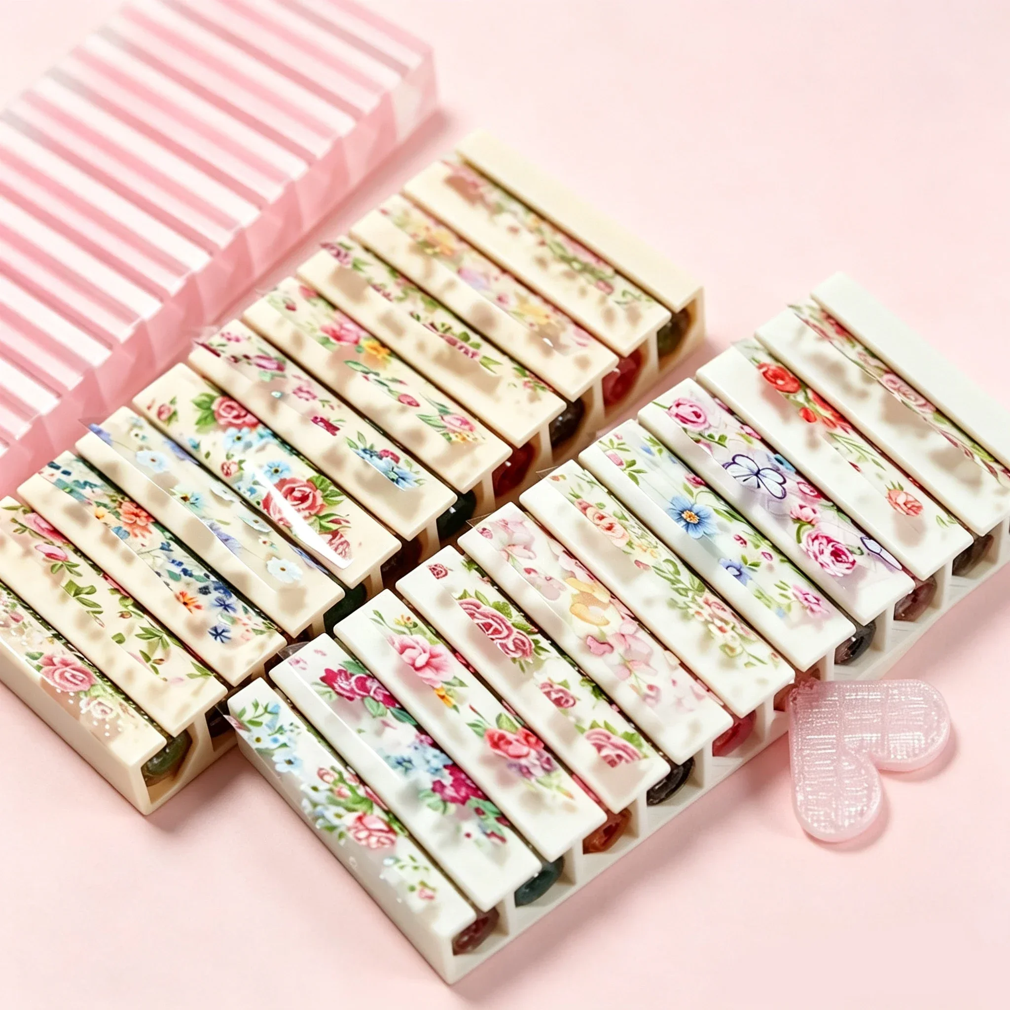 Transfer Paper Carbon - Portable 10-Grid Nail Starry Foil Storage