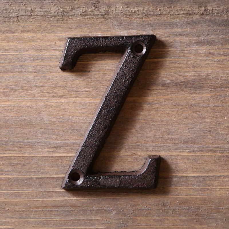 Embroidery Writing - Metal Letters Numbers Cast Iron Decoration
