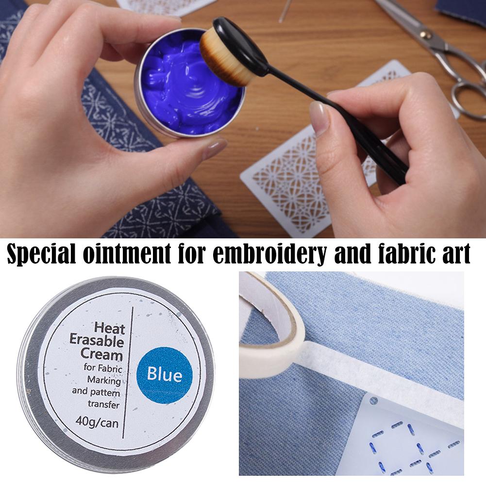 Embroidery Cream - Heat Erasable Fabric Marking Cream Embroidery