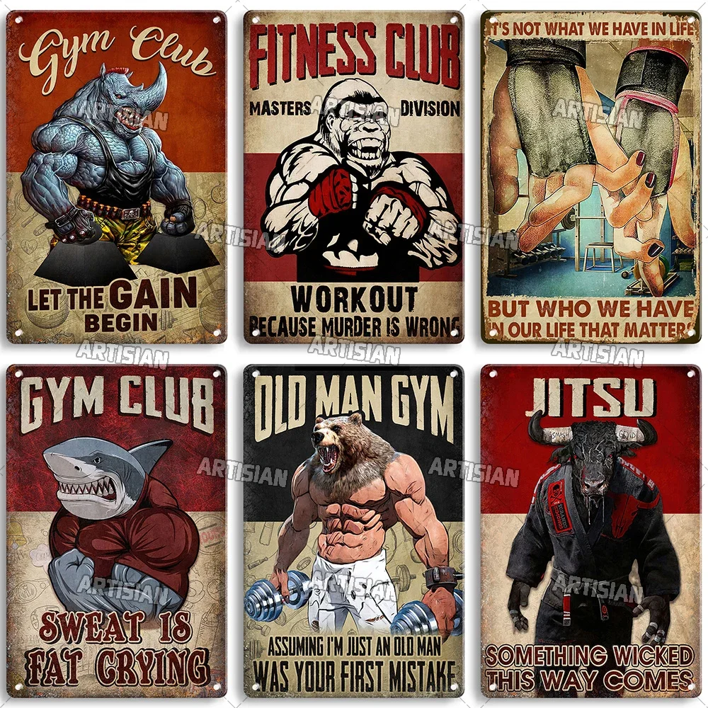 Embroidery Writing - Old Man Gym Club Inspirational Phrase