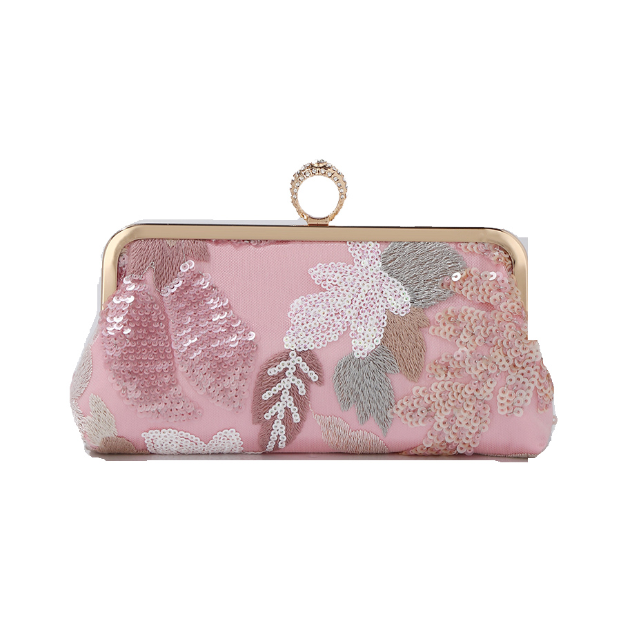 Embroidery Bali - Sequins Embroidery Clutch Bag for Women