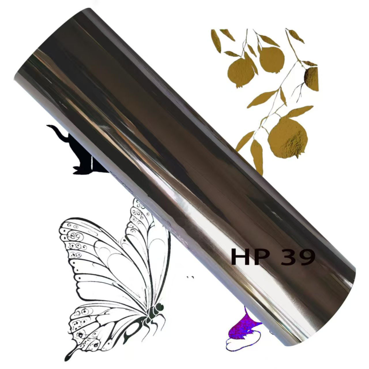 Transfer Paper Carbon - 32m×120m Pewter Color DIY Hot Stamping