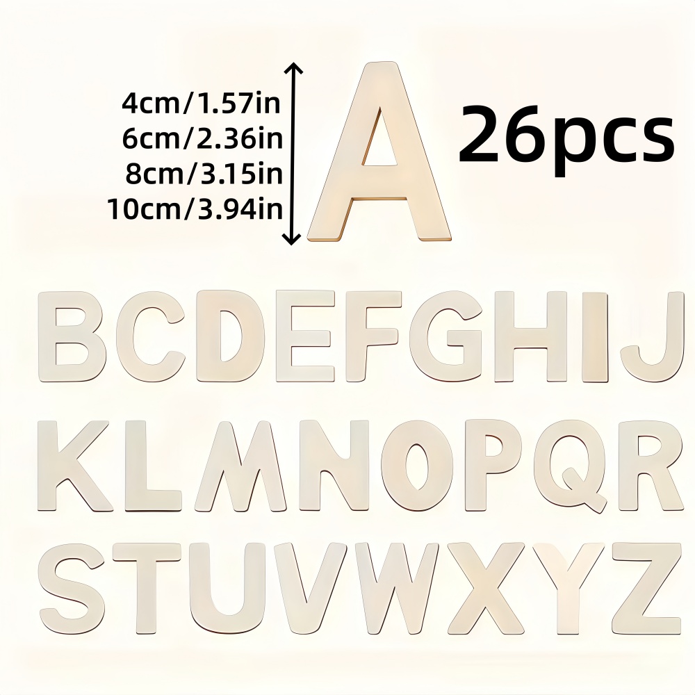 26pcs Designable Wood Letters  - огляд і ціна Embroidery Writing