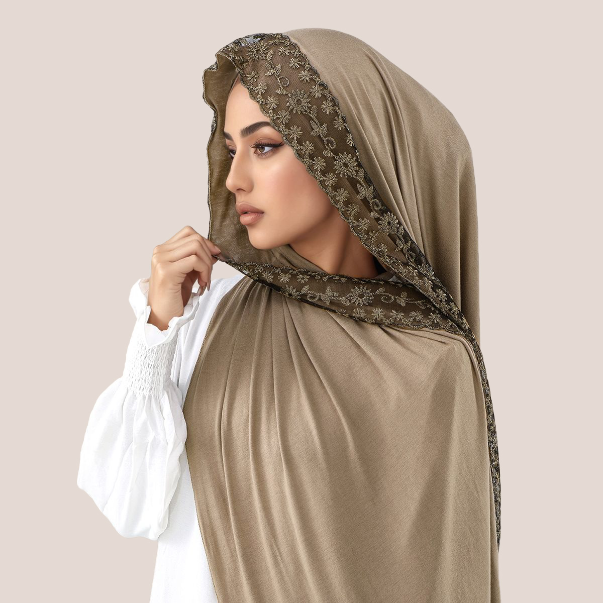 Lace Embroidery Cotton Jersey  - огляд і ціна Embroidery Jersey