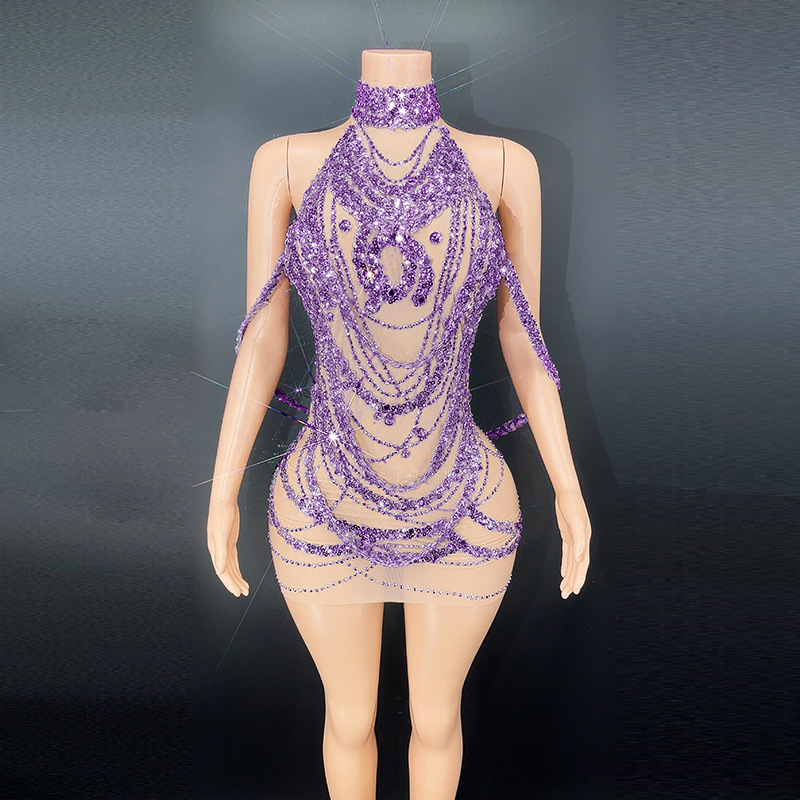 Sexy Sparkly Silver Prom Dress - огляд і ціна Embroidery Skirt