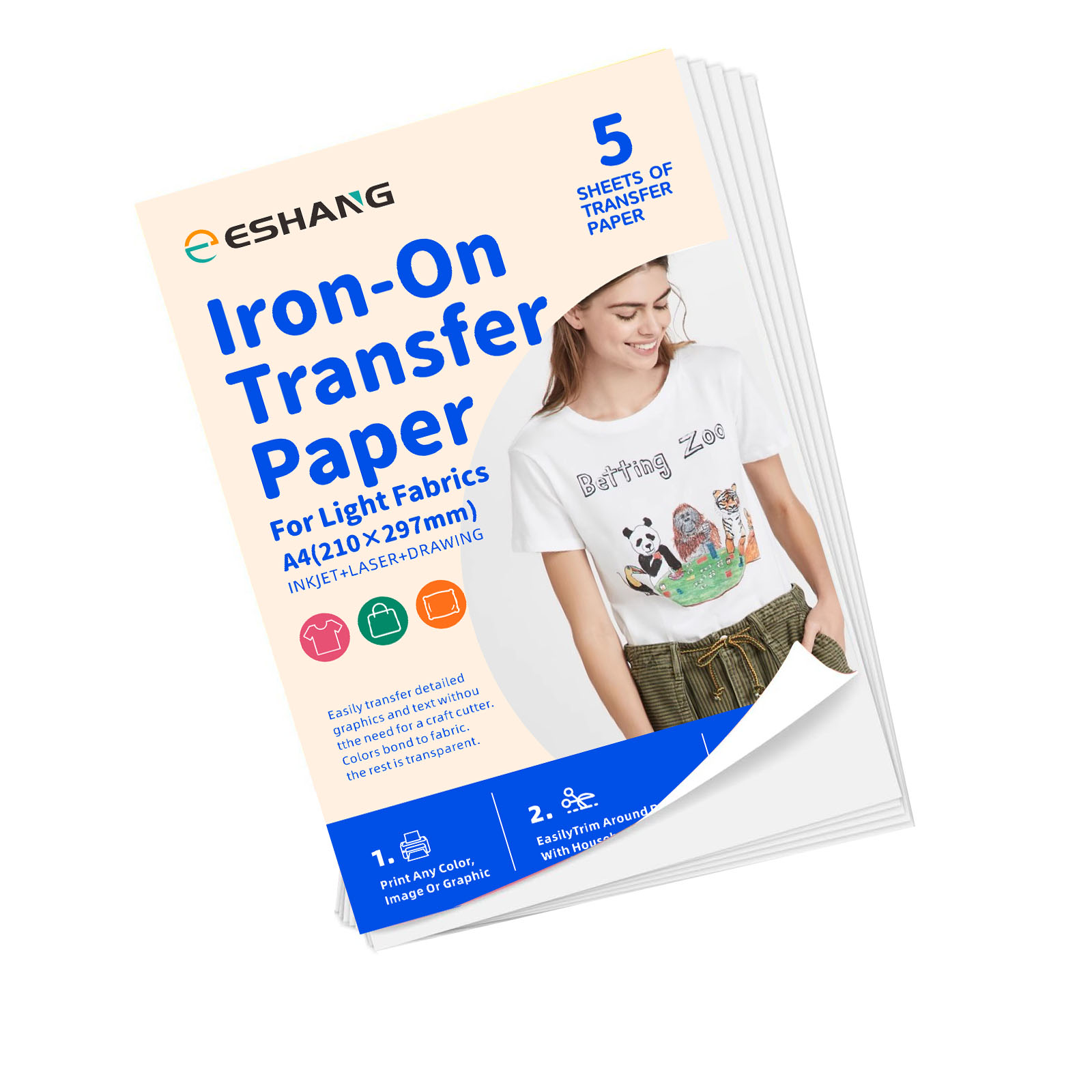 5 Sheets A4 Heat Transfer Pape - огляд і ціна Transfer Paper Carbon