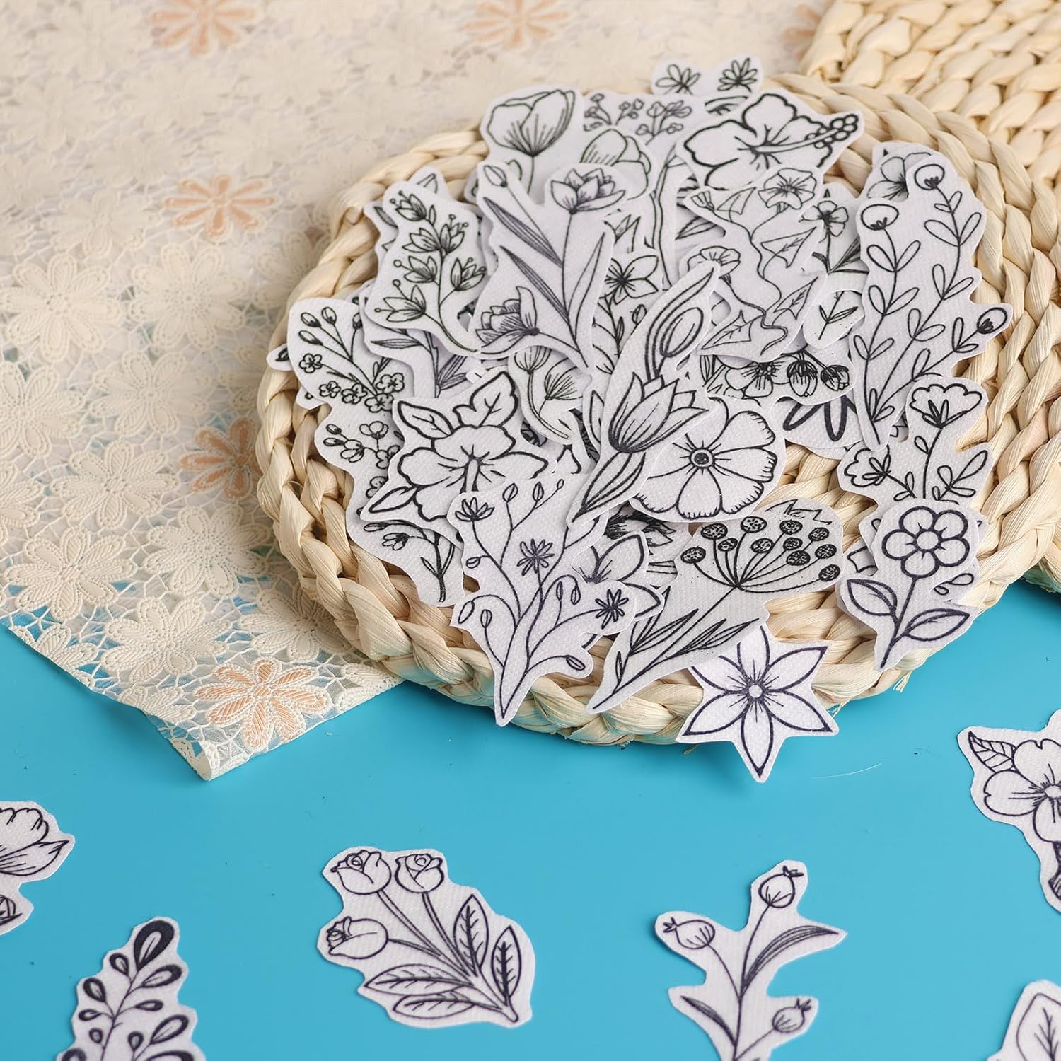 50Pcs Water Soluble Embroidery - огляд і ціна Embroidery Web