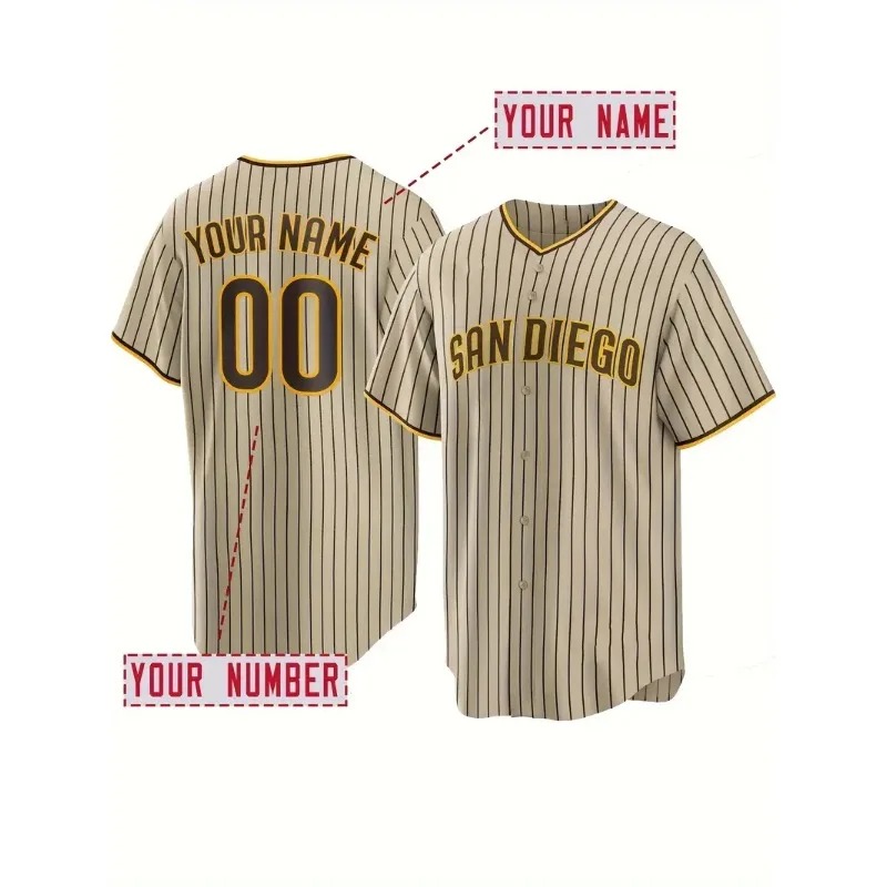 Custom Name And Number Men's E - огляд і ціна Embroidery Jersey