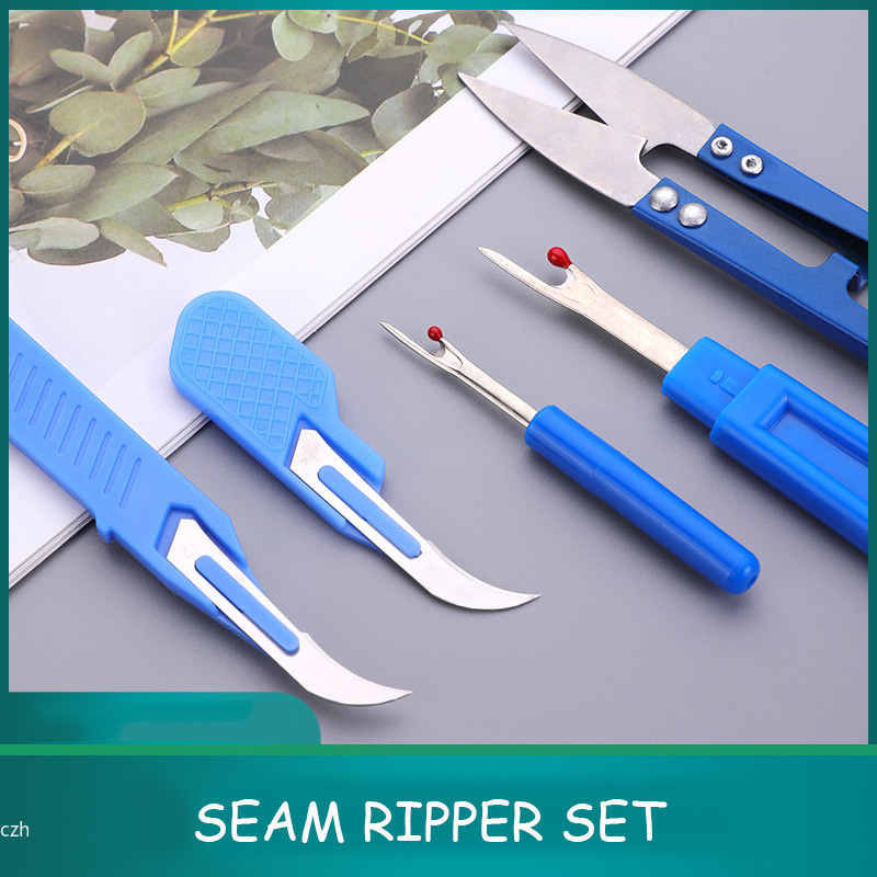 5Pcs Blue Sewing Ripper Kit wi - огляд і ціна Embroidery Removal Tool