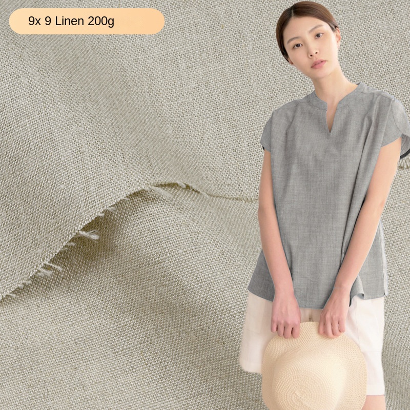 200G 9Sx9S Autumn Linen Fabric - огляд і ціна Linen Fabric Natural