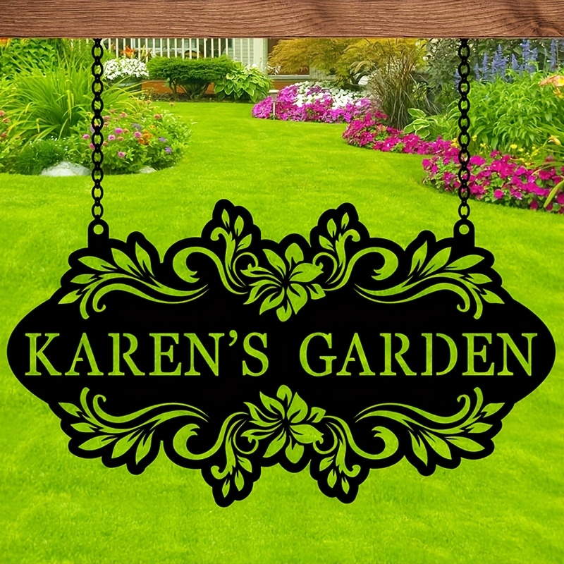 Custom Metal Art Sign with Nam - огляд і ціна Embroidery Writing