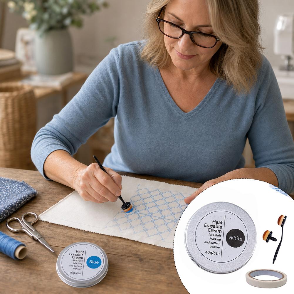 Heat Erasable Fabric Marking C - огляд і ціна Embroidery Cream