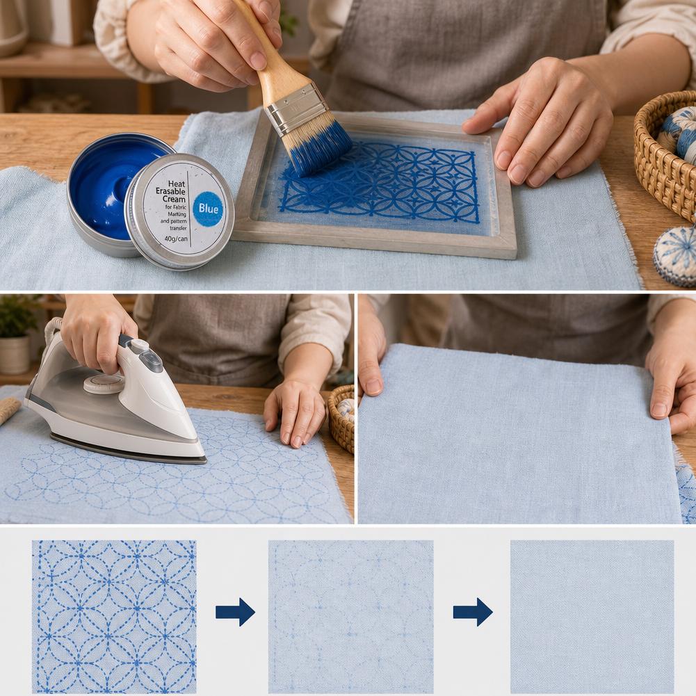 Heat Erasable Fabric Marking C - огляд і ціна Embroidery Cream