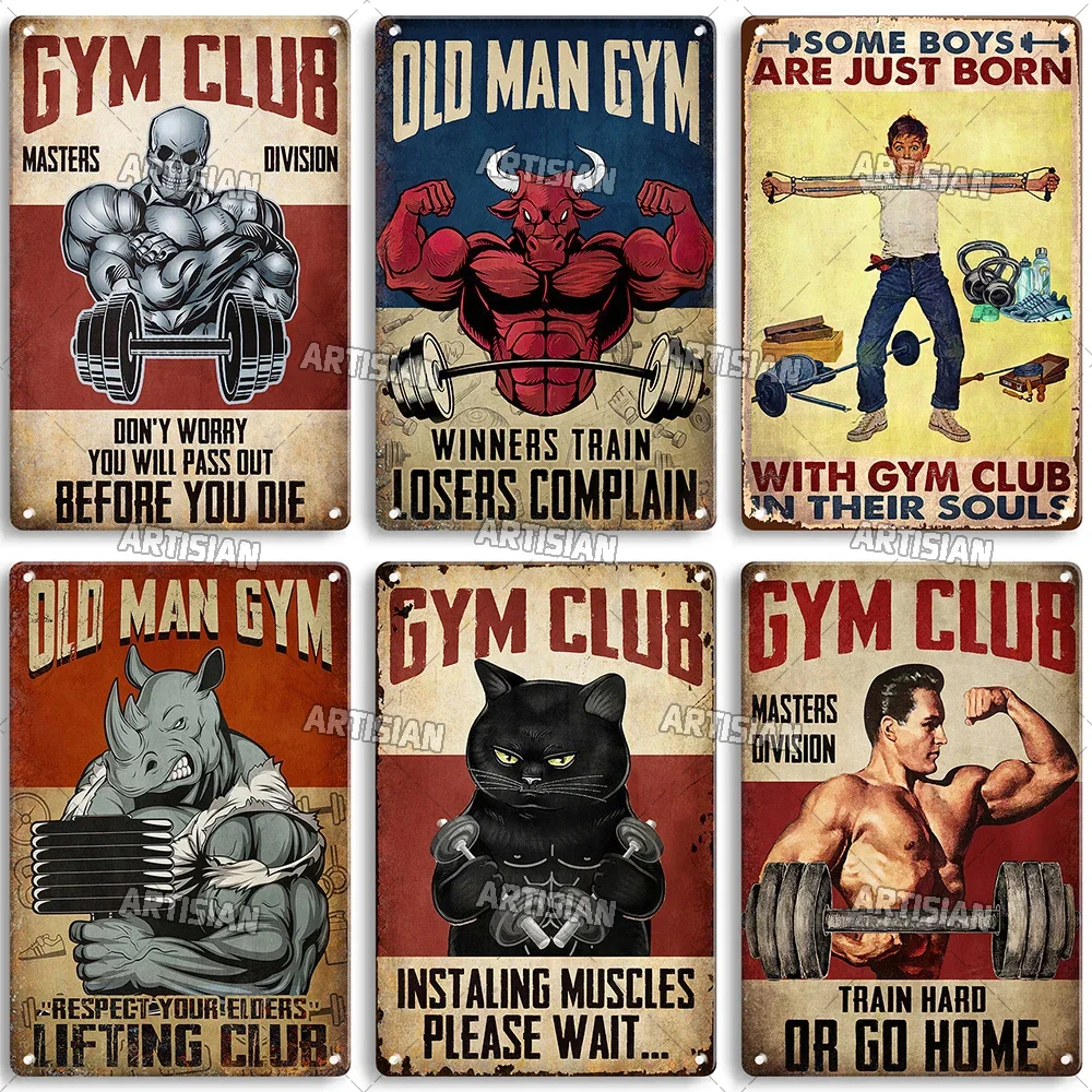 Old Man Gym Club Inspirational - огляд і ціна Embroidery Writing