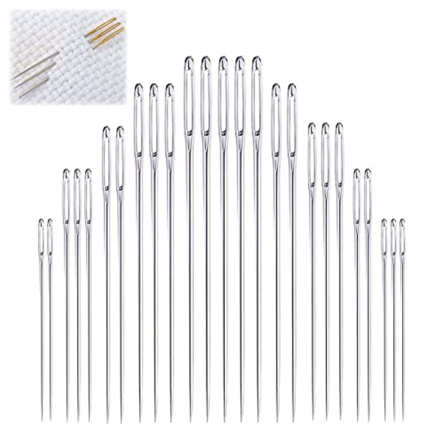 Large Eye Sewing Needles, Embr - огляд і ціна Embroidery Pattern
