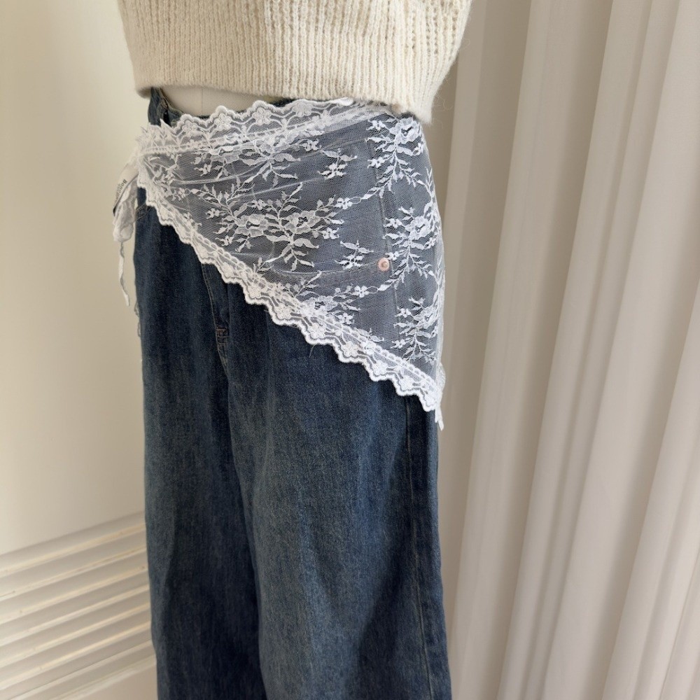 Fashion Y2K Triangle Apron Emb - огляд і ціна Embroidery Skirt