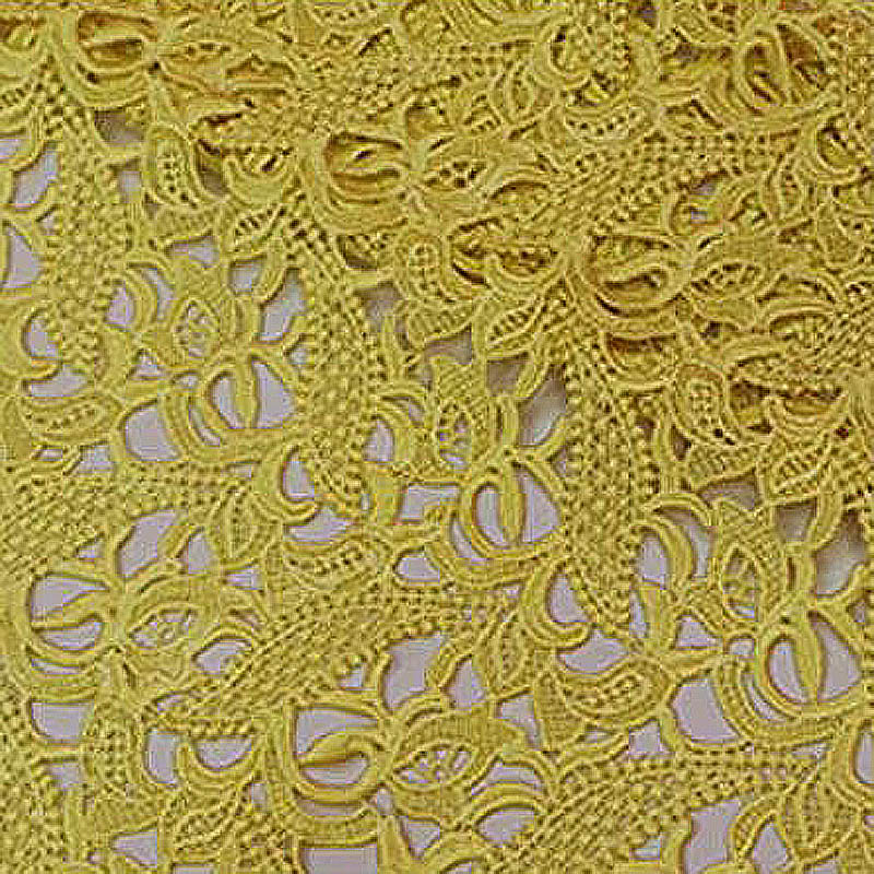 high-end lace cloth yellow ste - огляд і ціна Embroidery Yellow Dress