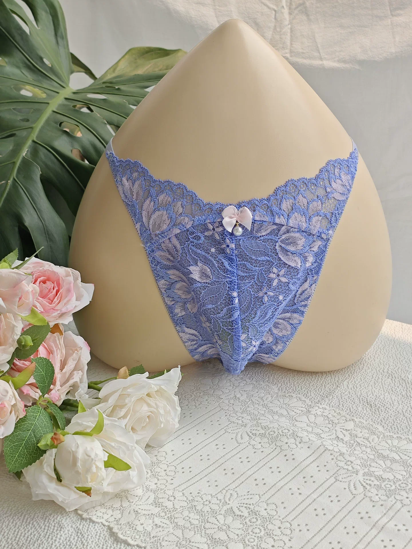 Black Lace Man's T-brief Embro - огляд і ціна Embroidery Garments