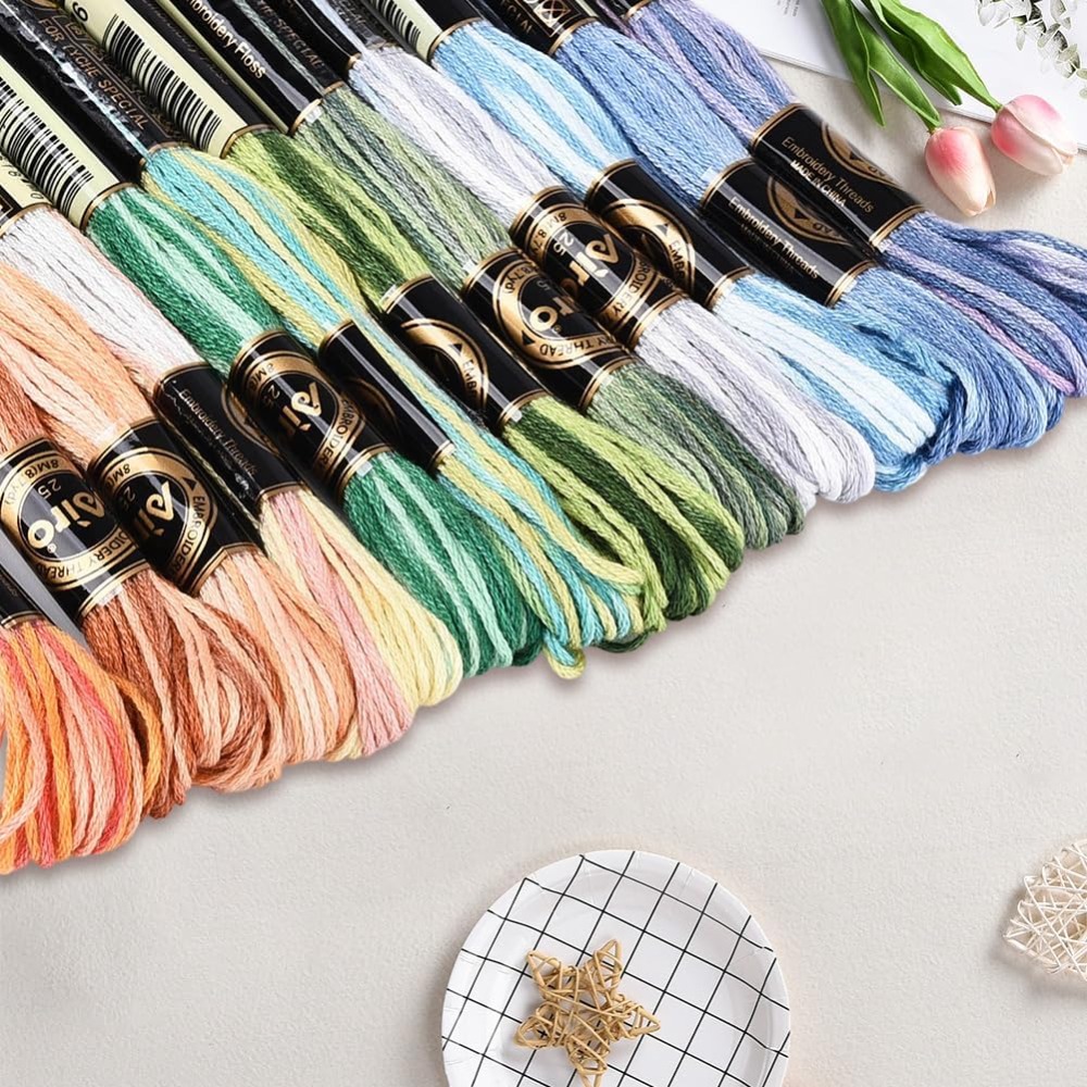 12 Skeins 105 Yards Cross Stit - огляд і ціна Embroidery Handicraft