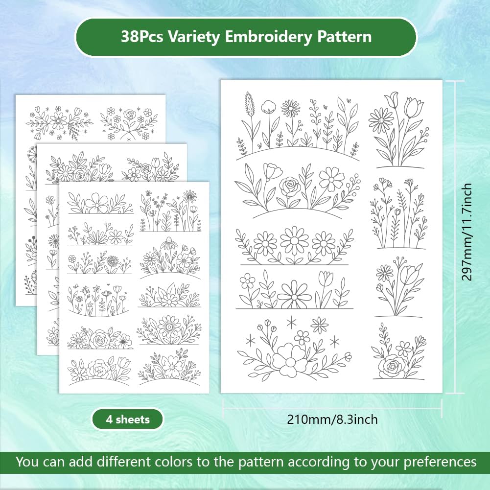 Flowers Water Soluble Stabiliz - огляд і ціна Embroidery Web