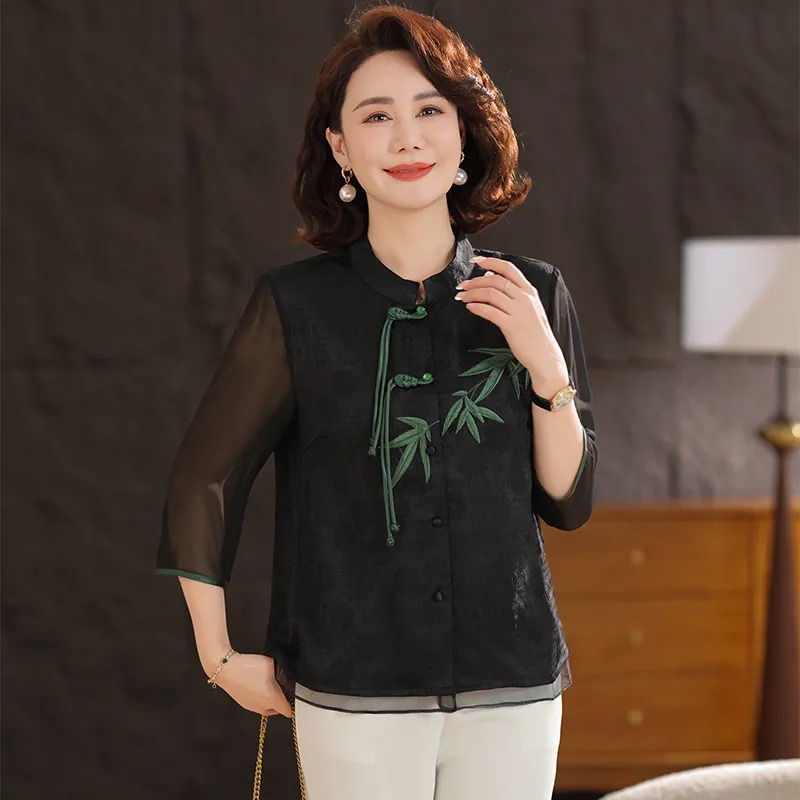 Women's Cream White Chinese St - огляд і ціна Embroidery Cream