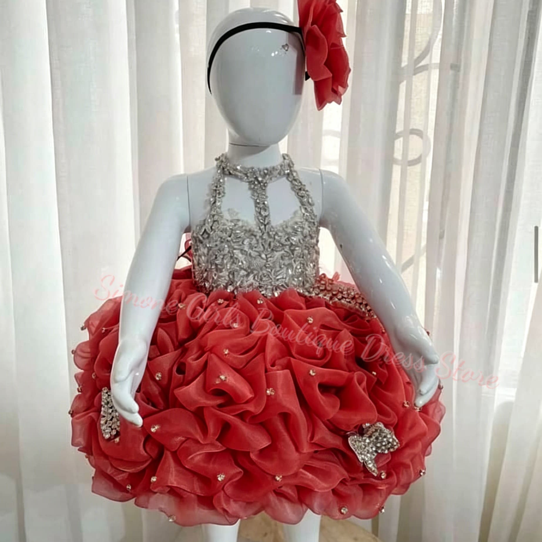 Yellow Ruffles Flower Girl Dre - огляд і ціна Embroidery Yellow Dress