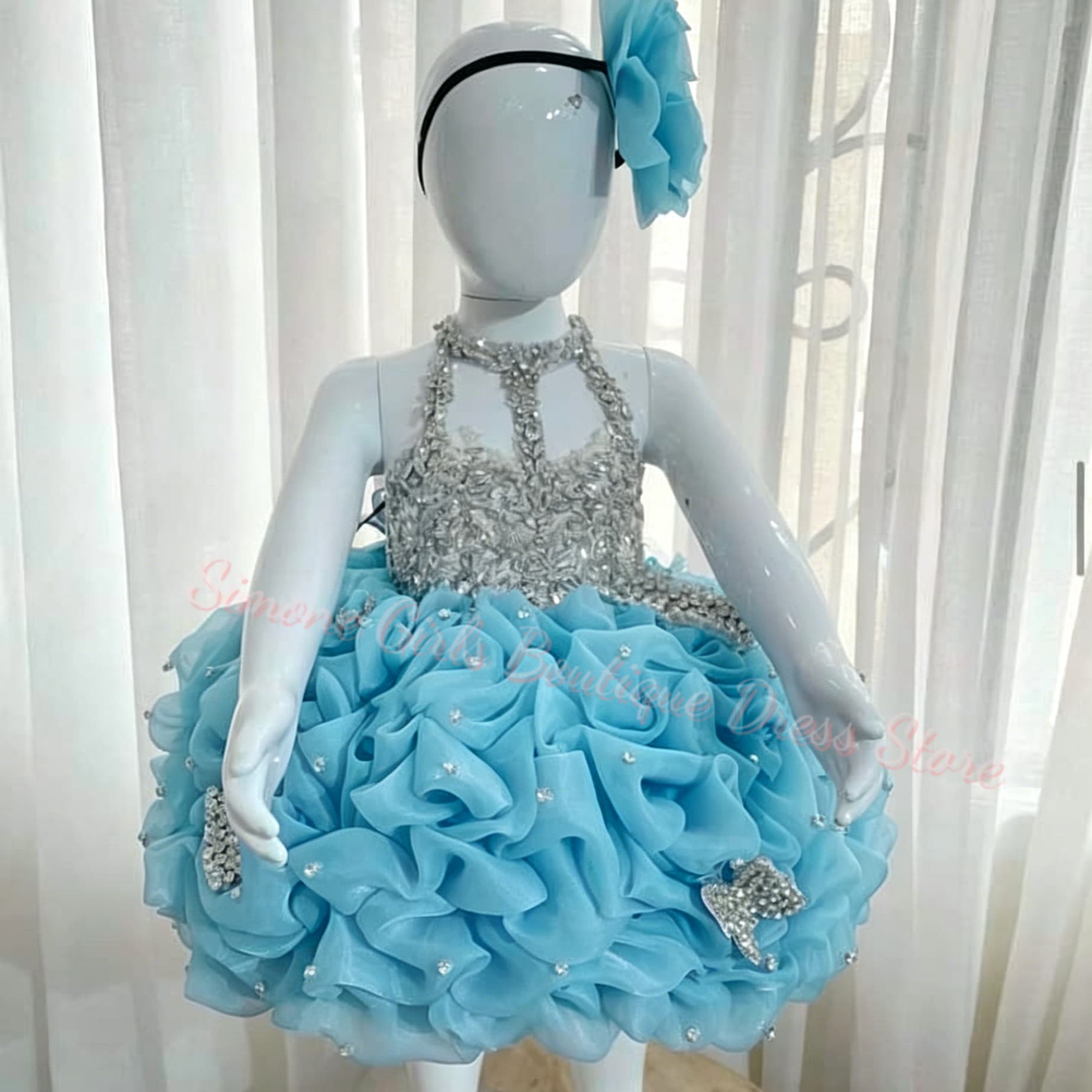 Yellow Ruffles Flower Girl Dre - огляд і ціна Embroidery Yellow Dress