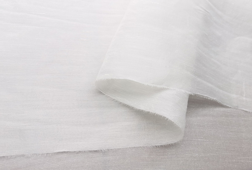 Mulberry Silk Linen 45'' Wide  - огляд і ціна Linen Fabric Natural