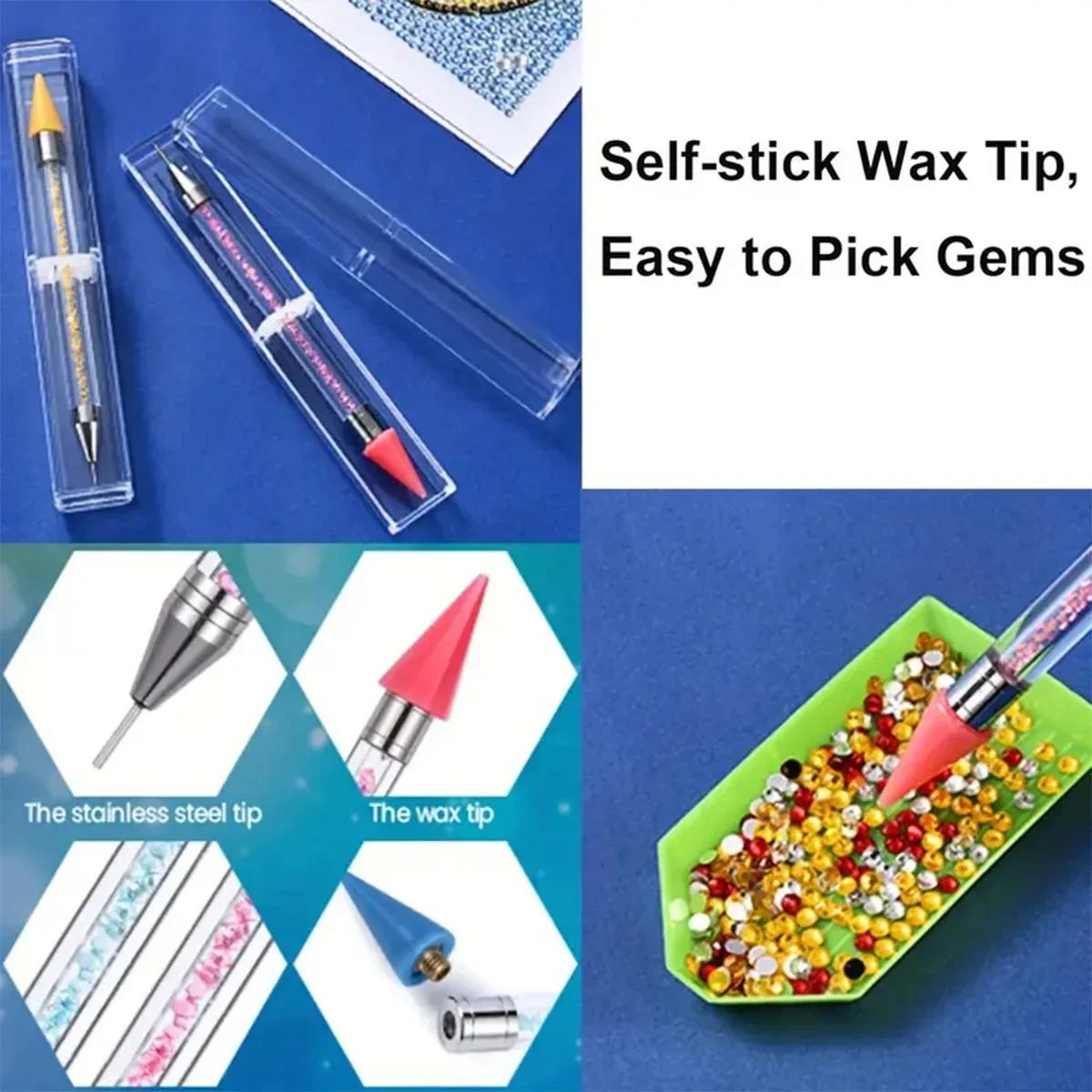 Waxless Diamond Painting Tool, - огляд і ціна Embroidery Handicraft