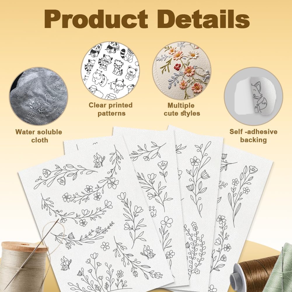 Water Soluble Embroidery Stabi - огляд і ціна Embroidery Web