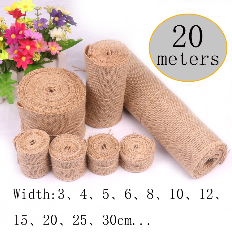 5-30CM Natural Jute Linen Fabr - огляд і ціна Linen Fabric Natural