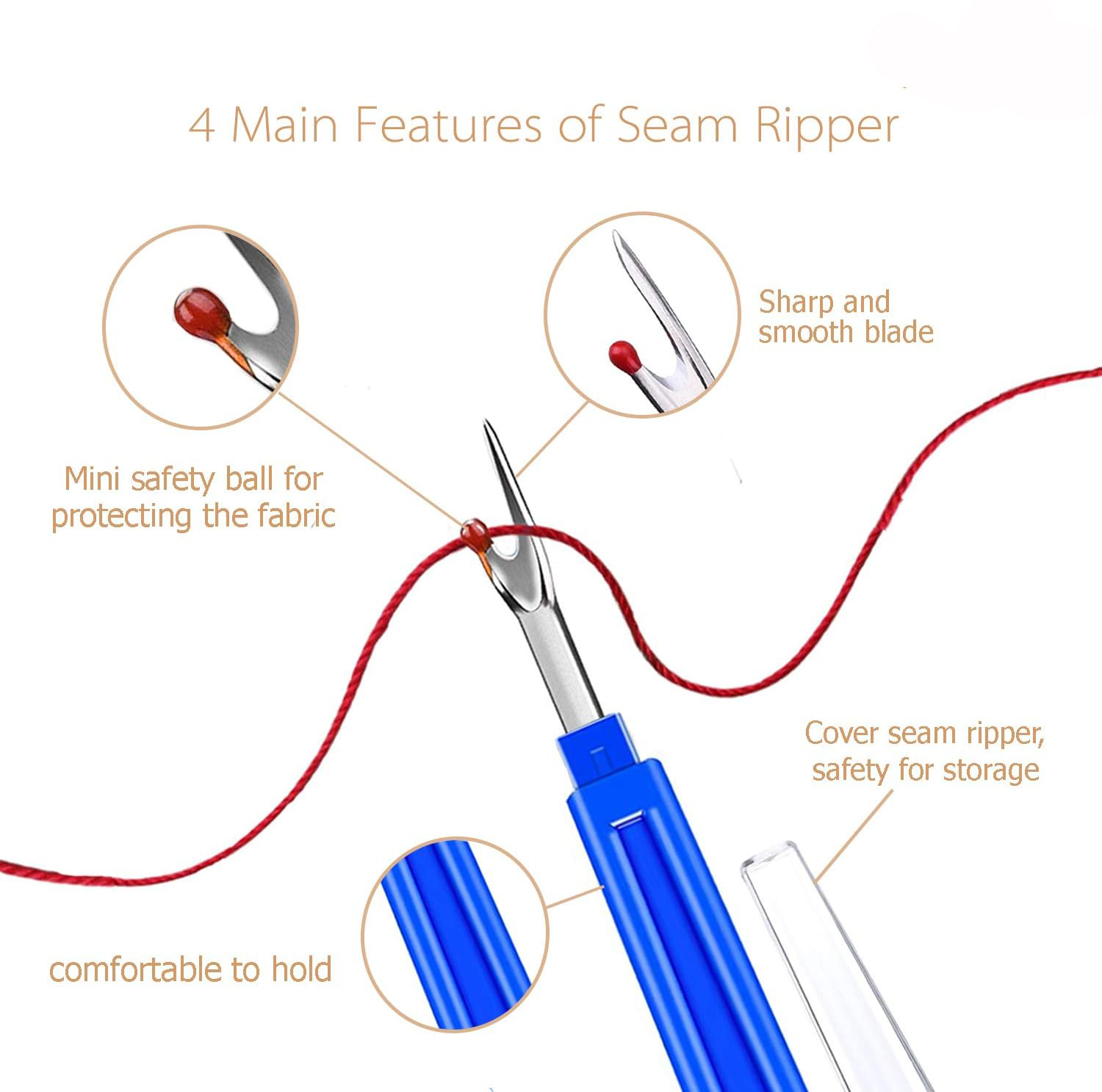 Sewing Seam Ripper Kit  Sewing - огляд і ціна Embroidery Removal Tool