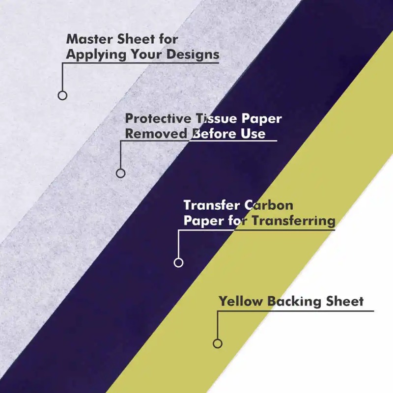 100/50/30/10/5pcs Tattoo Trans - огляд і ціна Transfer Paper Carbon
