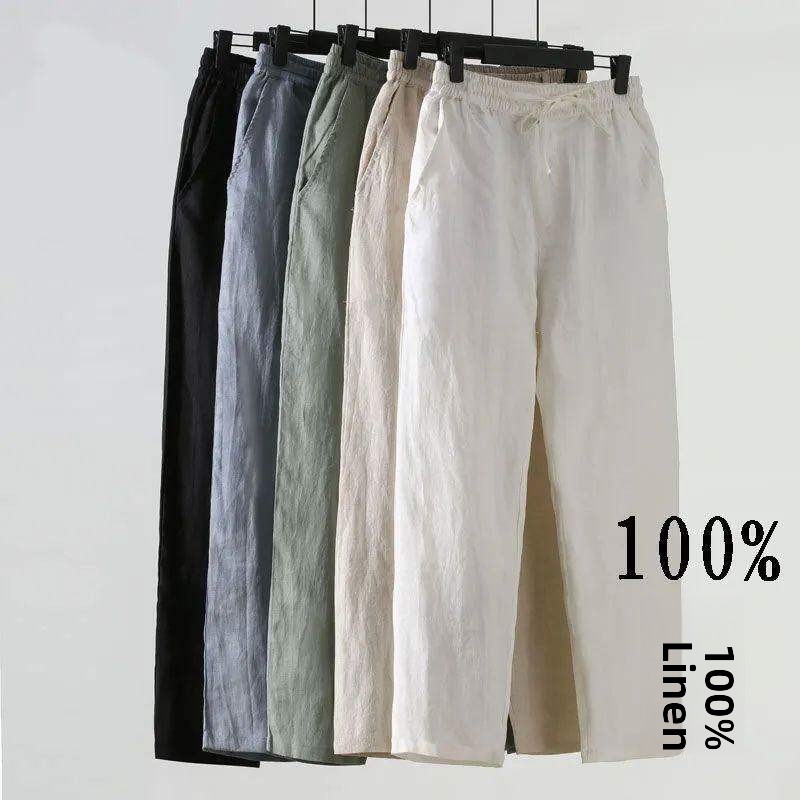 Loose Cotton Linen Men's Casua - огляд і ціна Linen Fabric Natural