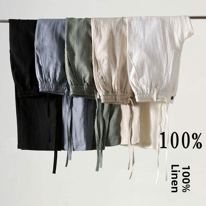 Loose Cotton Linen Men's Casua - огляд і ціна Linen Fabric Natural