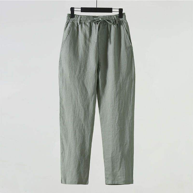 Loose Cotton Linen Men's Casua - огляд і ціна Linen Fabric Natural
