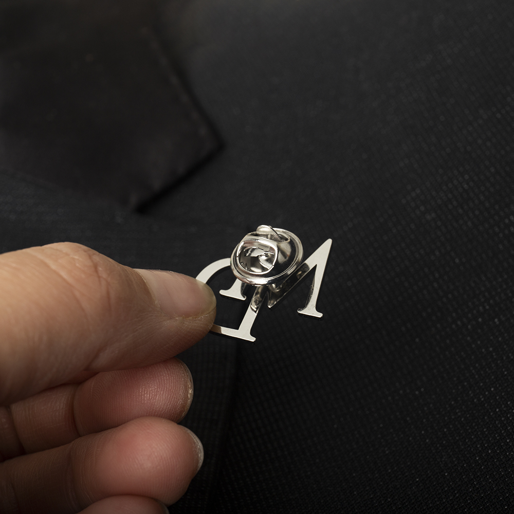 Tangula Custom Initials Brooch - огляд і ціна Embroidery Initials