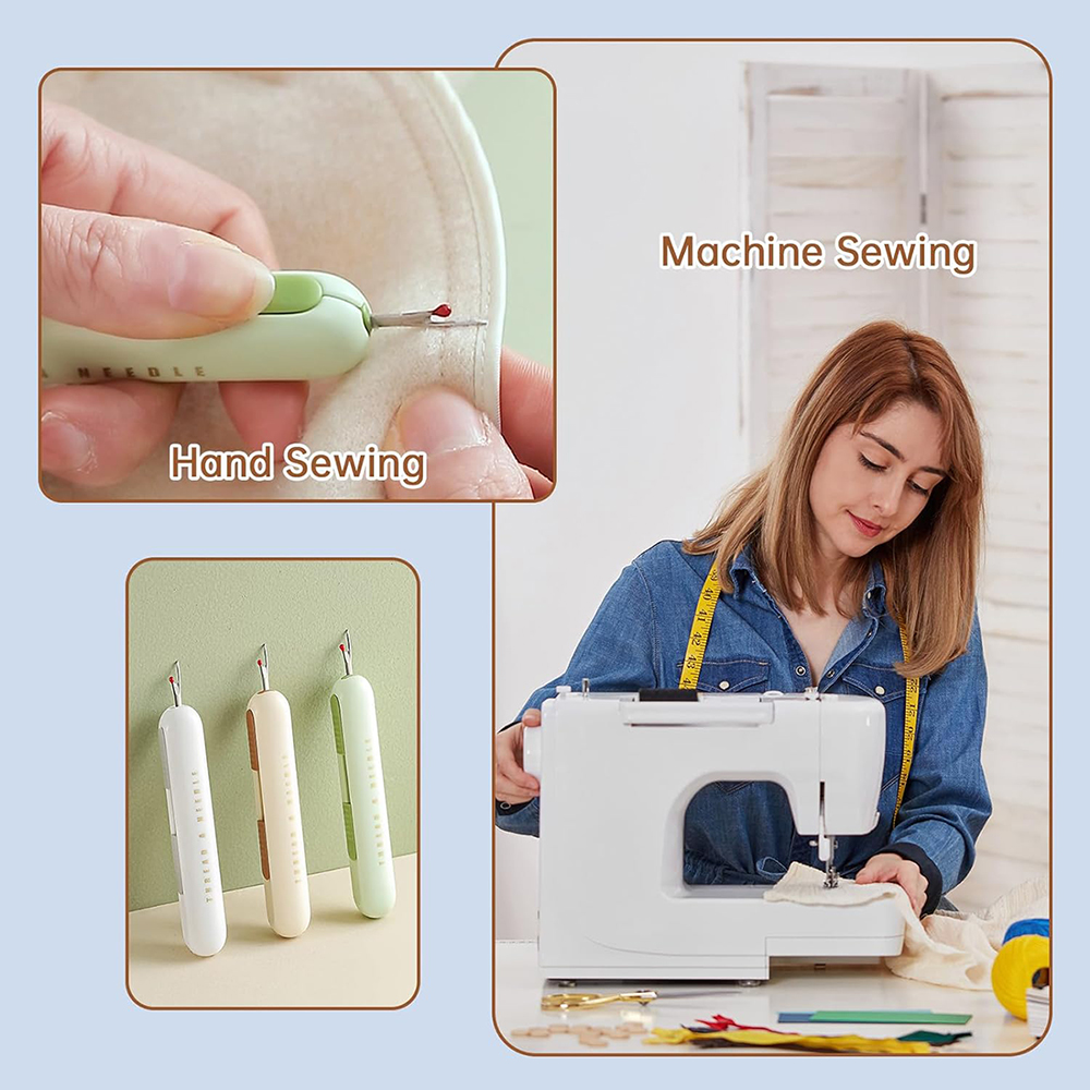 2 in 1 Needle Threader Seam Ri - огляд і ціна Embroidery Removal Tool