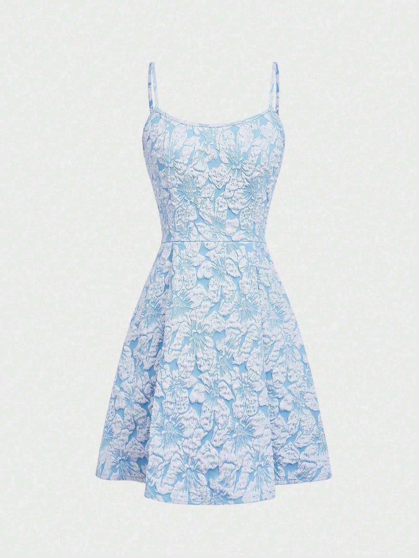 Women's Floral Jacquard A-Line - огляд і ціна Embroidery Yellow Dress