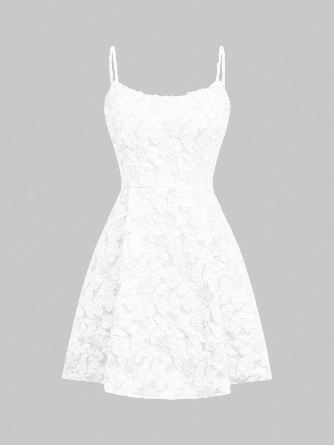 Women's Floral Jacquard A-Line - огляд і ціна Embroidery Yellow Dress