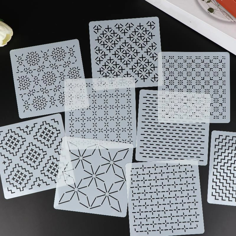 [J]9/32Pcs Sashiko Embroidery  - огляд і ціна Embroidery Handicraft