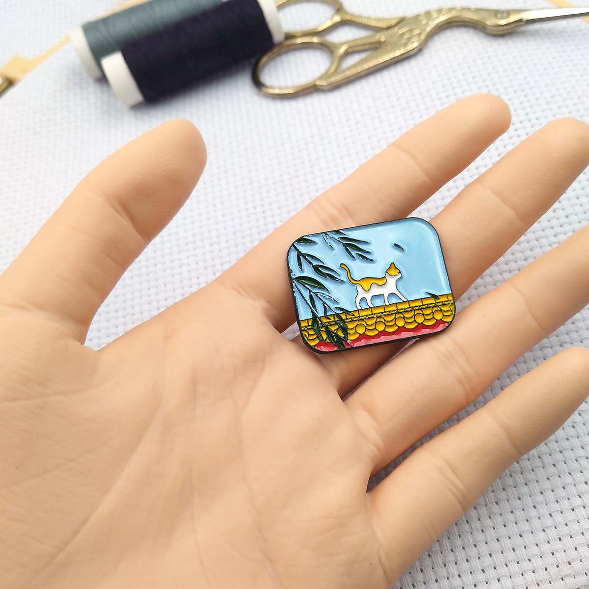 Cute Cat Magnetic Needle Minde - огляд і ціна Needle Minder Magnet