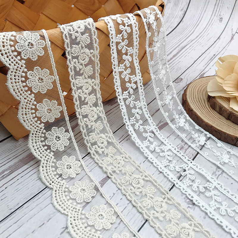 3Yards/Lot Embroidery White Be - огляд і ціна Embroidery Jersey