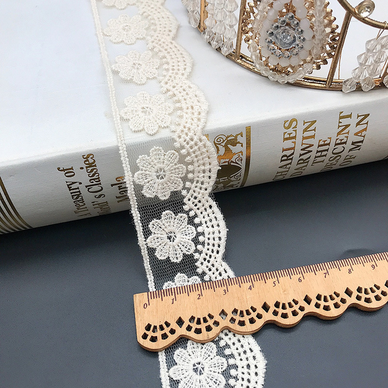 3Yards/Lot Embroidery White Be - огляд і ціна Embroidery Jersey