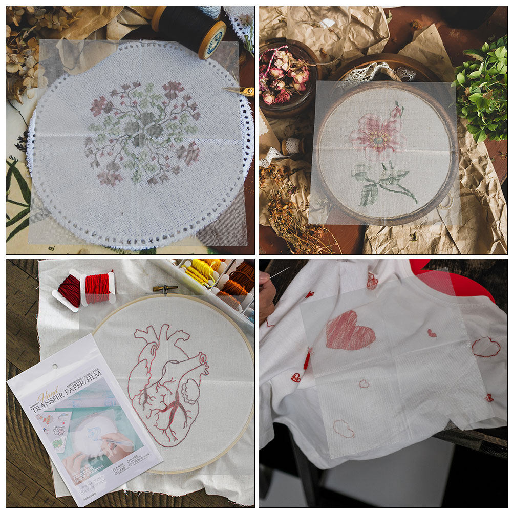 8Pcs Water Soluble Embroidery  - огляд і ціна Embroidery Pattern