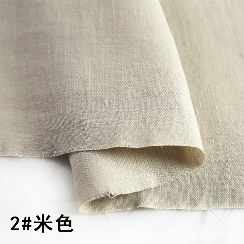 100% Pure Linen Natural Fibers - огляд і ціна Linen Fabric Natural