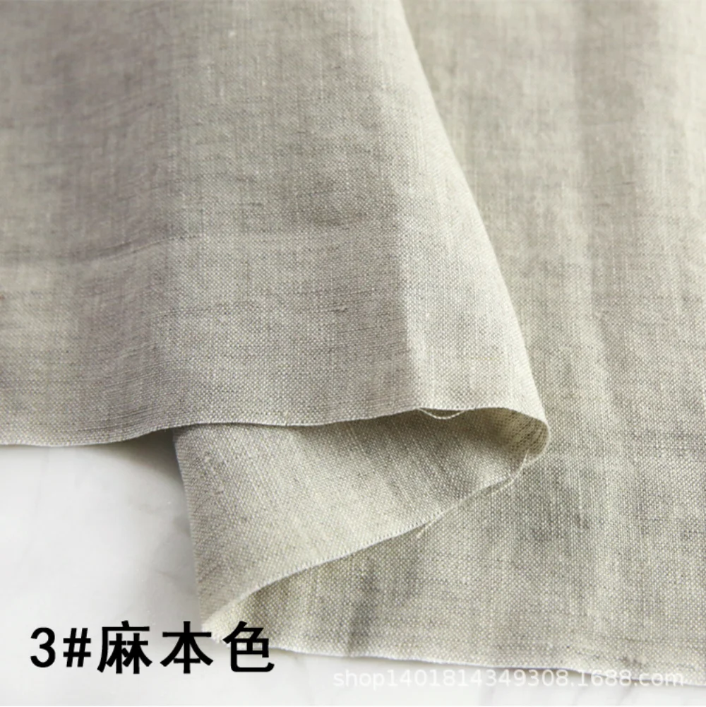 100% Pure Linen Natural Fibers - огляд і ціна Linen Fabric Natural